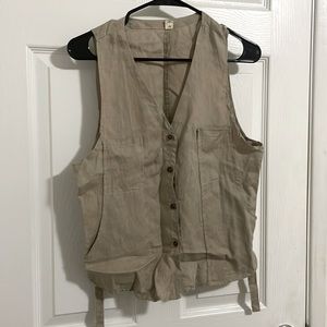 Safari theme sleeveless vest size S